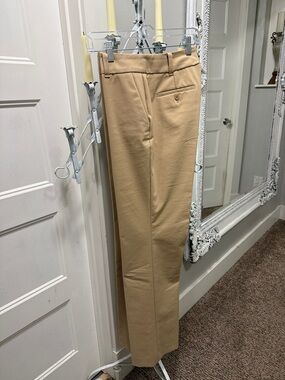 Talbots Women's Straight-Leg Chinos in Camel